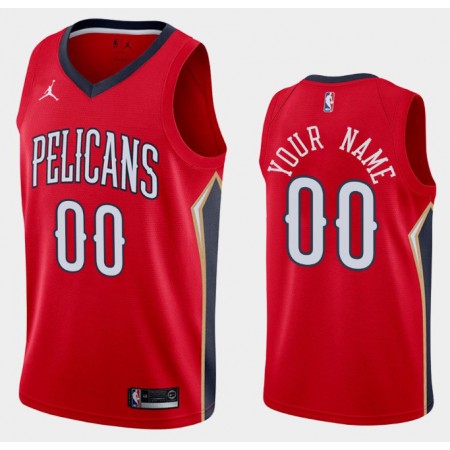 Maillot Basket New Orleans Pelicans Personnalisé 2020-21 Jordan Brand Statement Edition Swingman - Homme